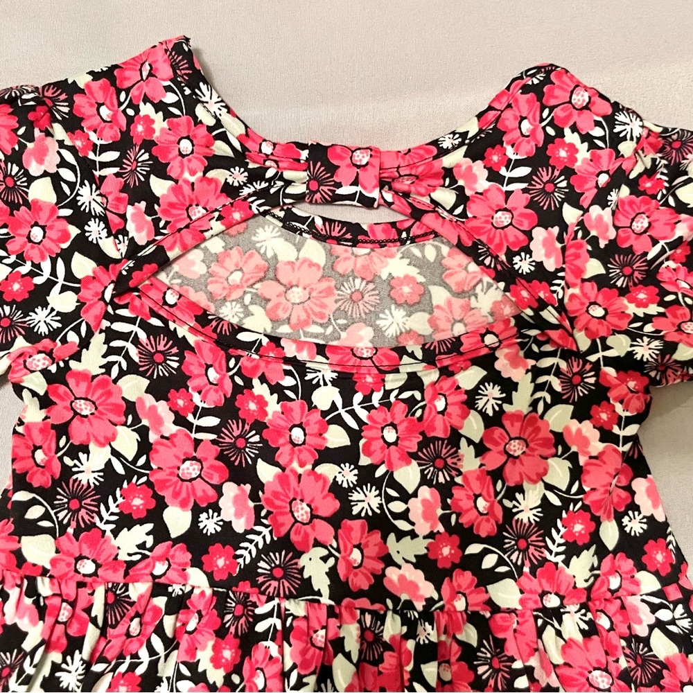 NWT. 3 piece floral dress set for toddler girl. Made by Picapino.Size 24 months. - Picture 4 of 7